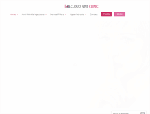 Tablet Screenshot of cloudnineclinic.com